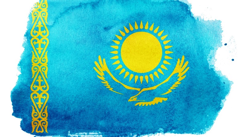 Kazakhstan flag 