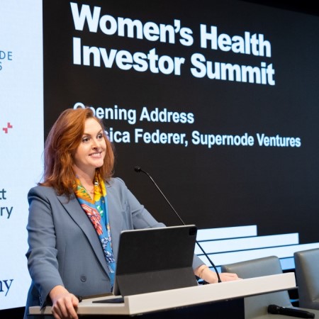 Jessica Federer at women’s health investor summit at the NYSE